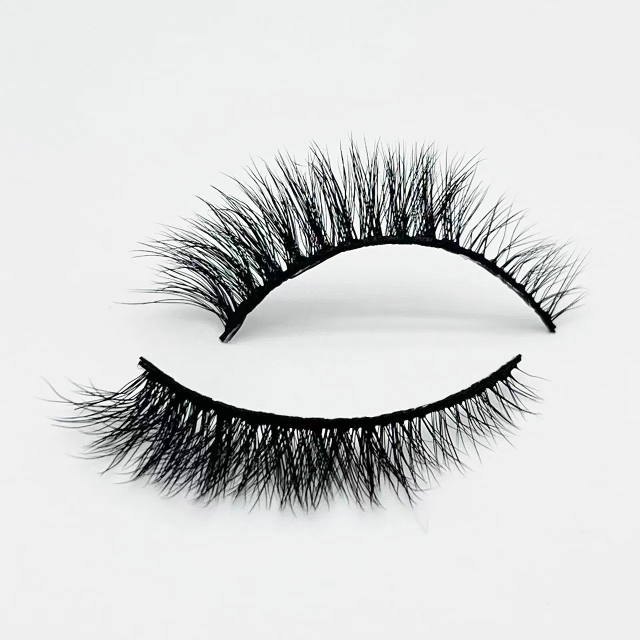 Custom Wholesale Faux Mink Lashes 3D Handmade Natural, Soft & Lightweight Strip Lashes