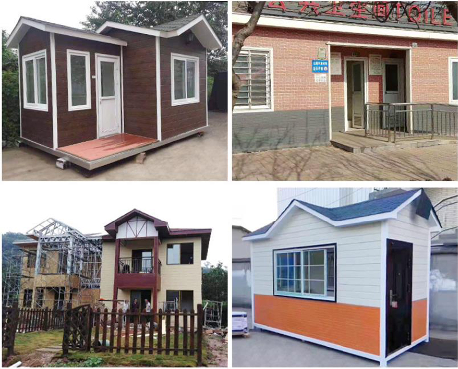 Noise Reduction Carved Metal Plate Outer Covering Wall Board PU Insulated Cladding Panel for Home House Decoration