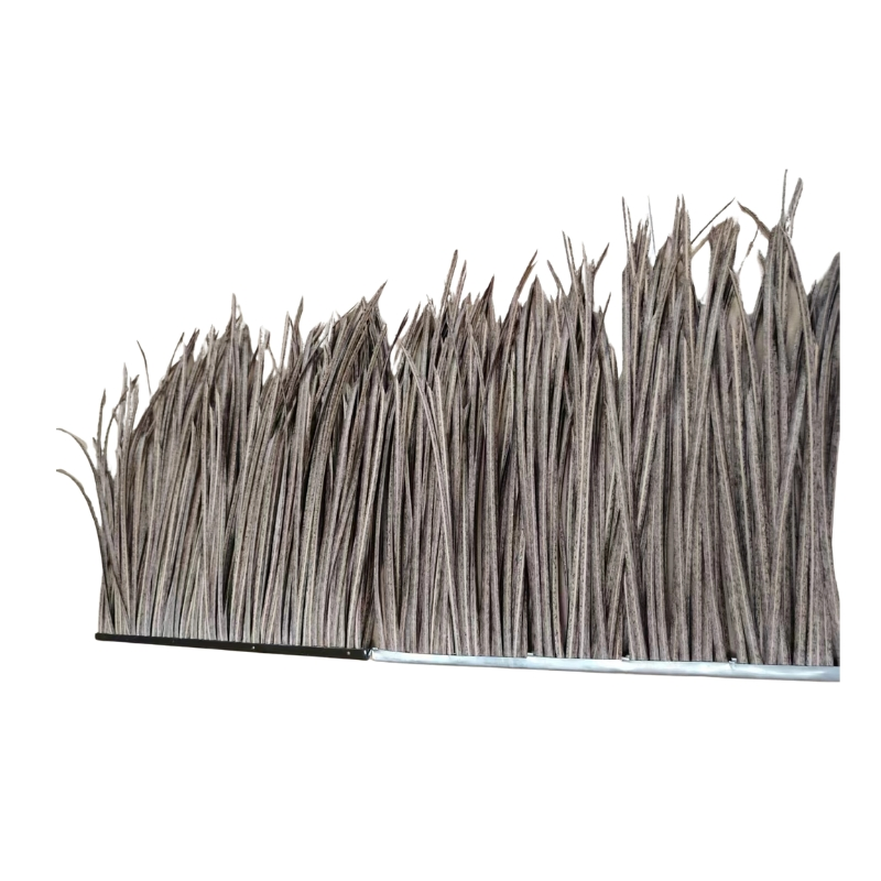 Fire Resistant Synthetic Thatch Roof Natural Look Artificial Straw for Beach Villas