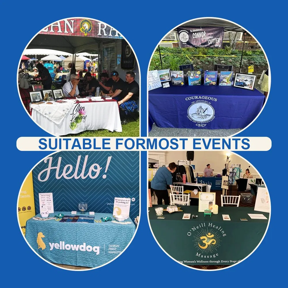 Custom Tablecloths for Events, Trade Shows & Promotions