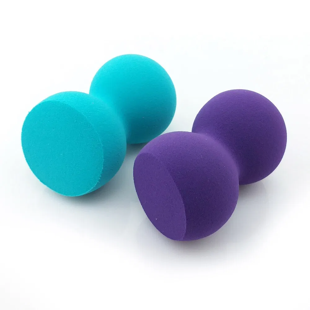 Special Shaped Oblique Cut Get Larger When Wet Which Hydrophilic Polyurethane Material Foundation Sponge