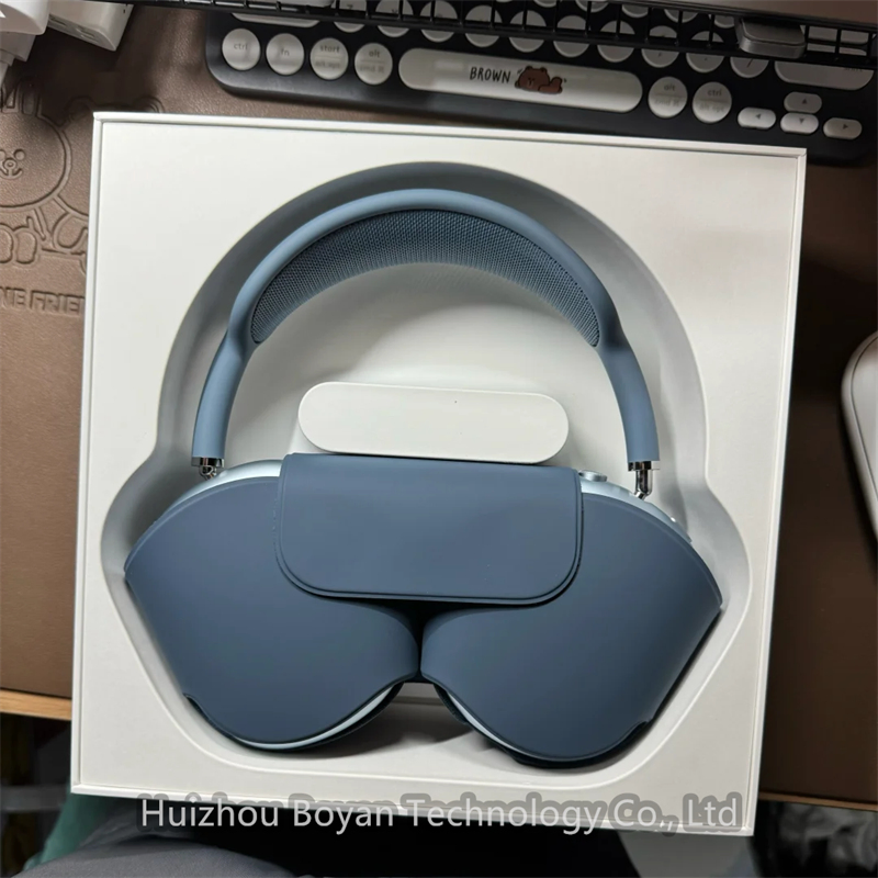 Наушники Max2 с шумоподавлением, металлический синий