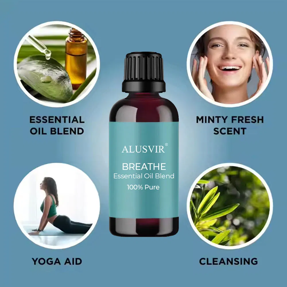 Natural Essential Oil Blend for Smooth Ease Breathing Good Sleep Relaxing