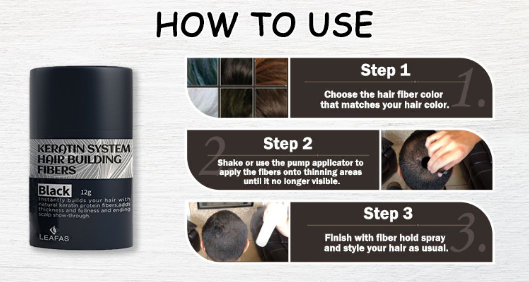 Keratin Hair Loss OEM Hair Building Fibers