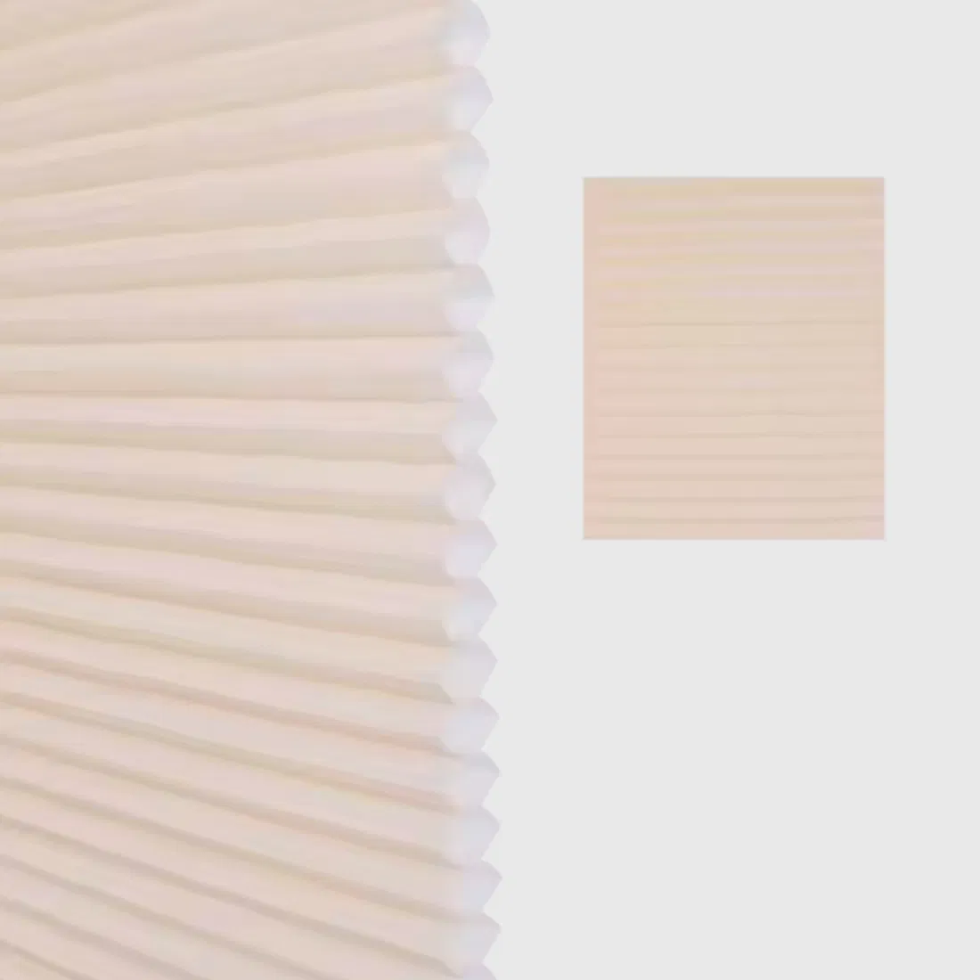 OEM Motorised Day and Night Double Cellular Non Woven Honeycomb Blinds Fabric