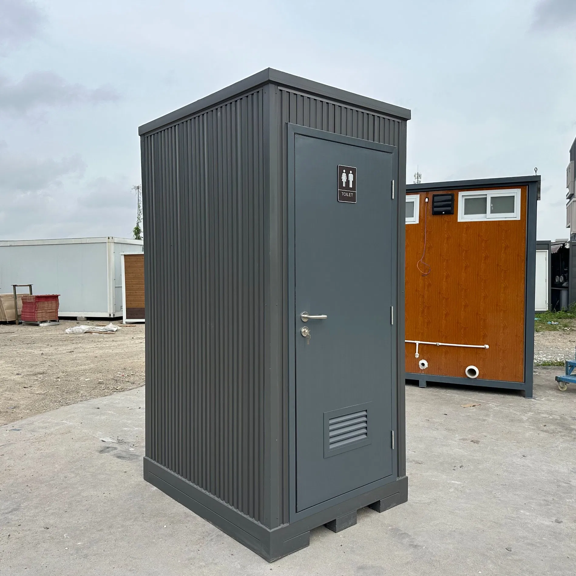 Economic Galvanised Steel Mobile Portable Toilet