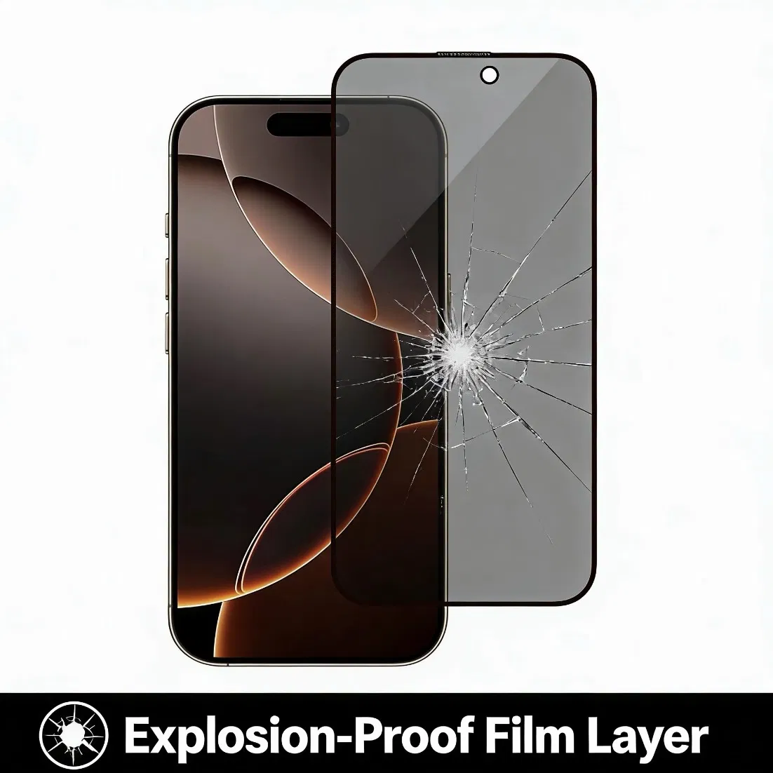 Защитное стекло JOESKY для iPhone с гибридным покрытием