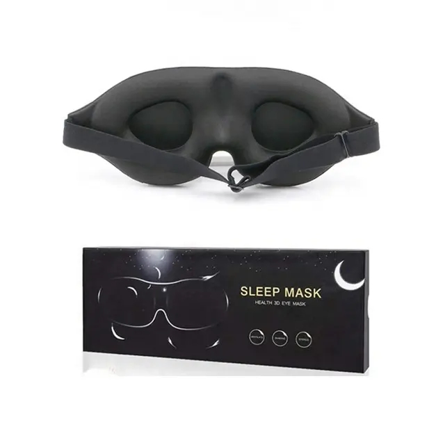 3D Eye Mask Sleep Blindfold with Poly Bag Packaging