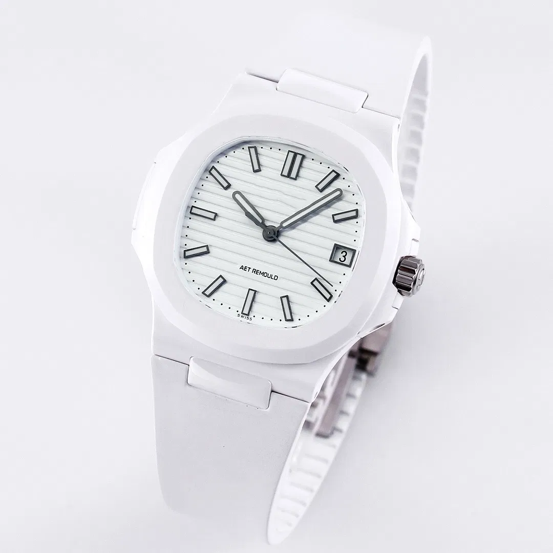 Wholesale Automatic Integrated Movement Luxury Replica White Wristwatch Mechanical Watch Reloj De Pulsera