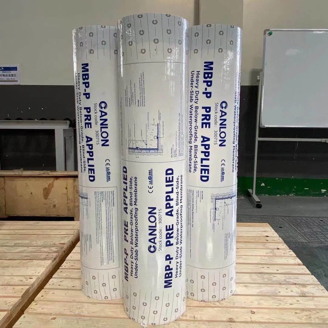 Below Grade Waterproofing Mbp-PRO HDPE Pre Applied Waterproofing Membrane Sheet