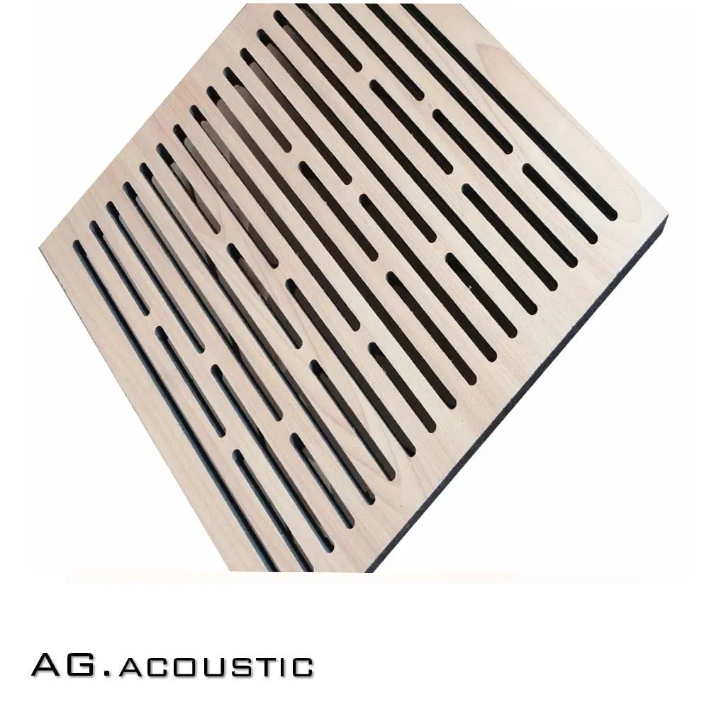 AG. Acoustic Interior Acoustical Design Wooden Perforated Sound Absorption Ceiling Tile