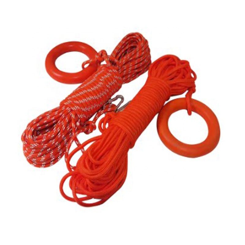 Веревка спасательная 30 м 8 мм плавающая для дайвинга туризма плавания