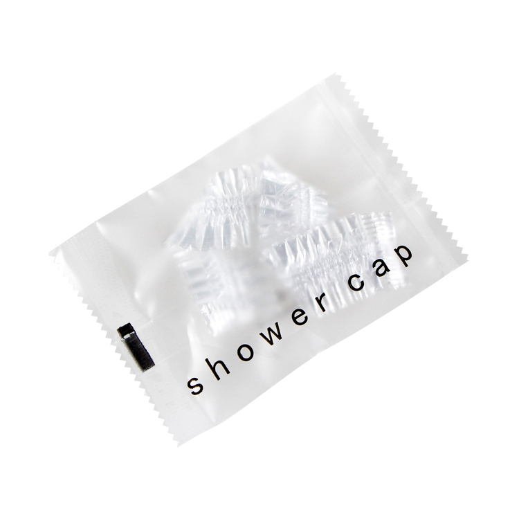 Disposable Waterproof Transparent Salon Hotel PE Shower Cap