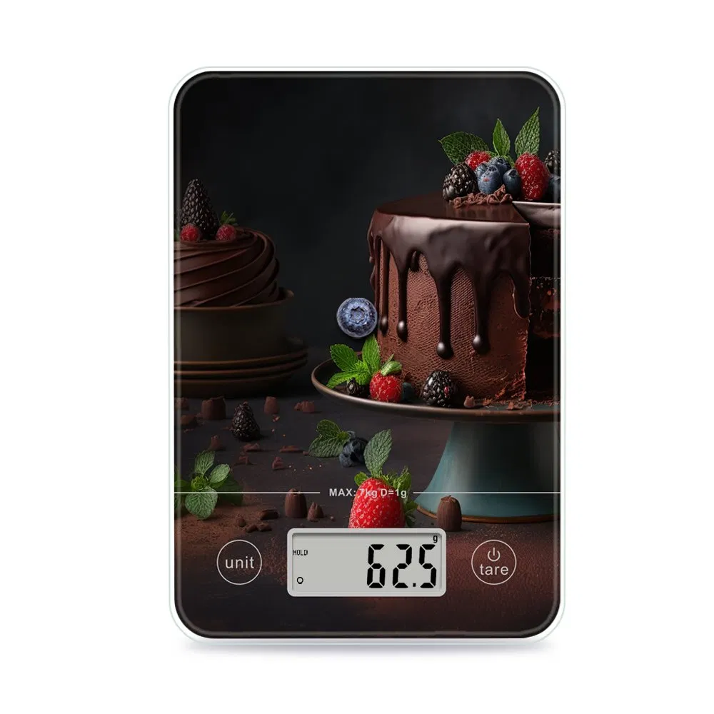 Кухонные весы электронные 7 кг с LCD дисплеем