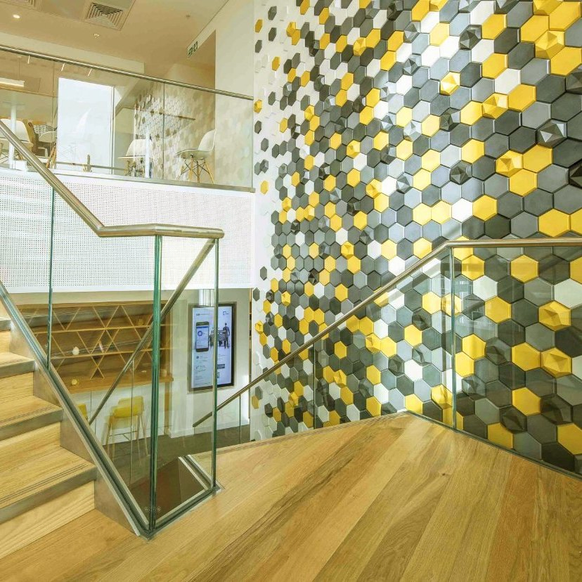 Fire Proof 3D Acoustic Panel Atmosphere Trend Decoration