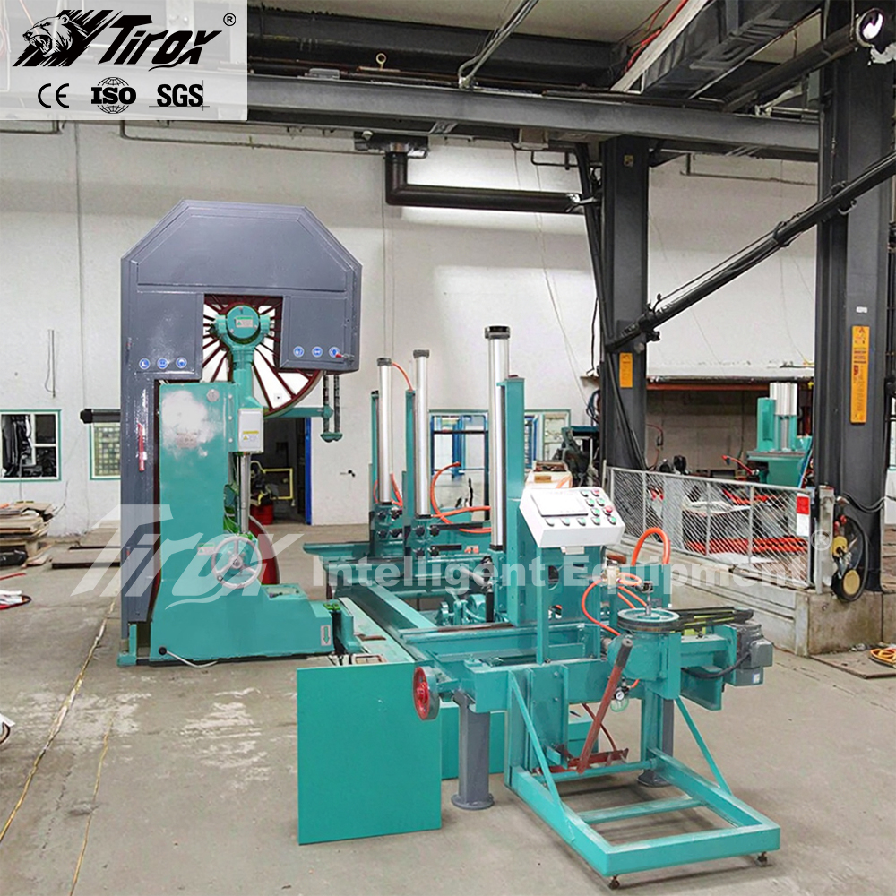 Ленточная пилорама вертикальная для бревен