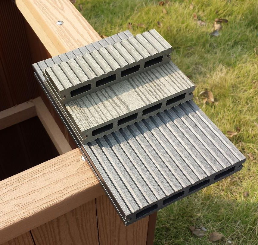 Ocox Free Maintain High Quality Hollow Outdoor WPC Terrace Decking (H023147)