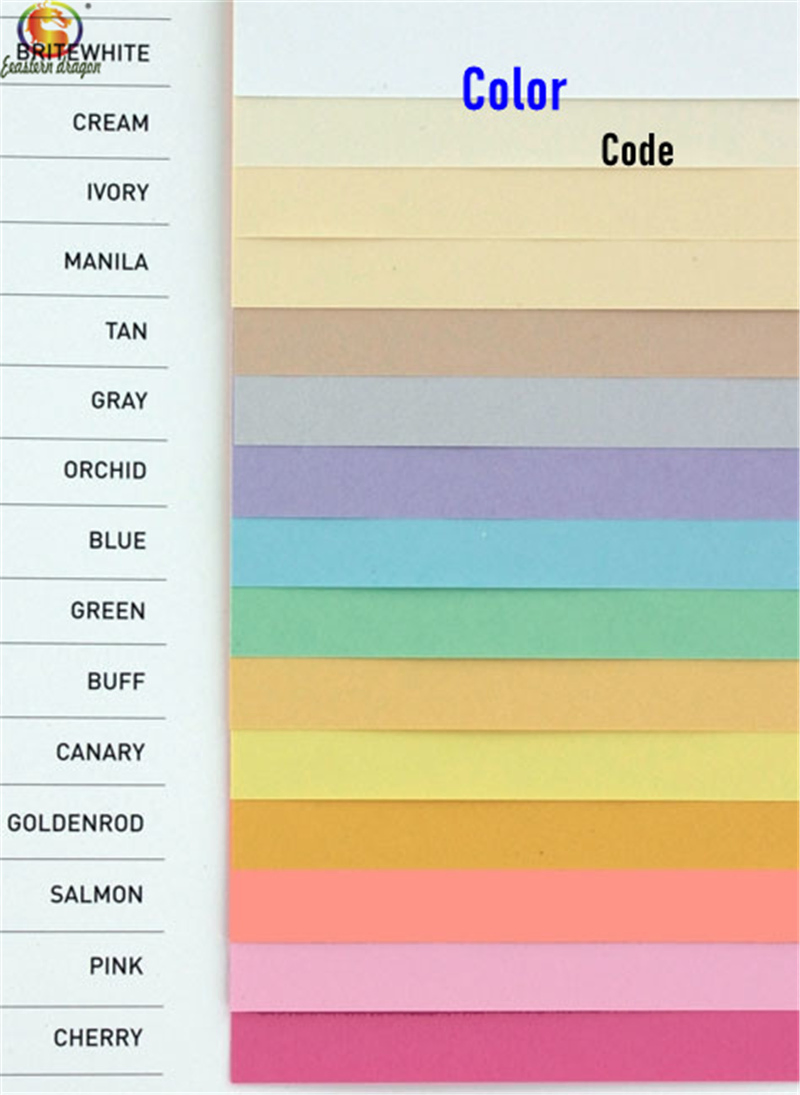 Best price A4 80g Color copy paper for printing