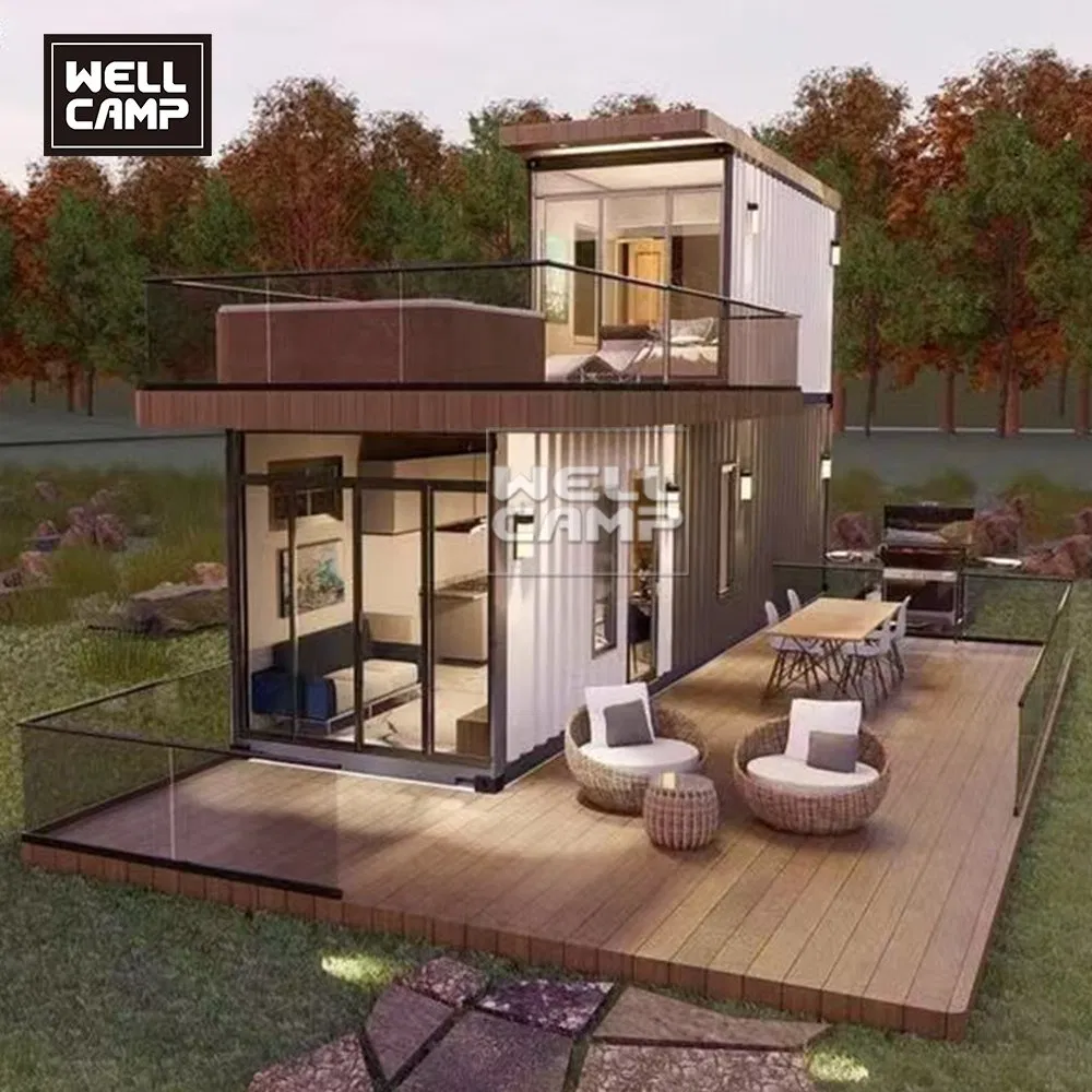 OEM Hotel Luxury Design Steel Shipping Mobile Tiny House Wooden Container House