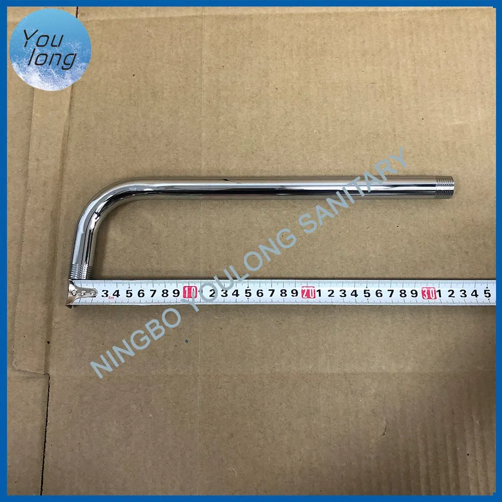 Wall Mount Black Square Plastic Shower Head Rainfall Bathroom Shower Head with Arm