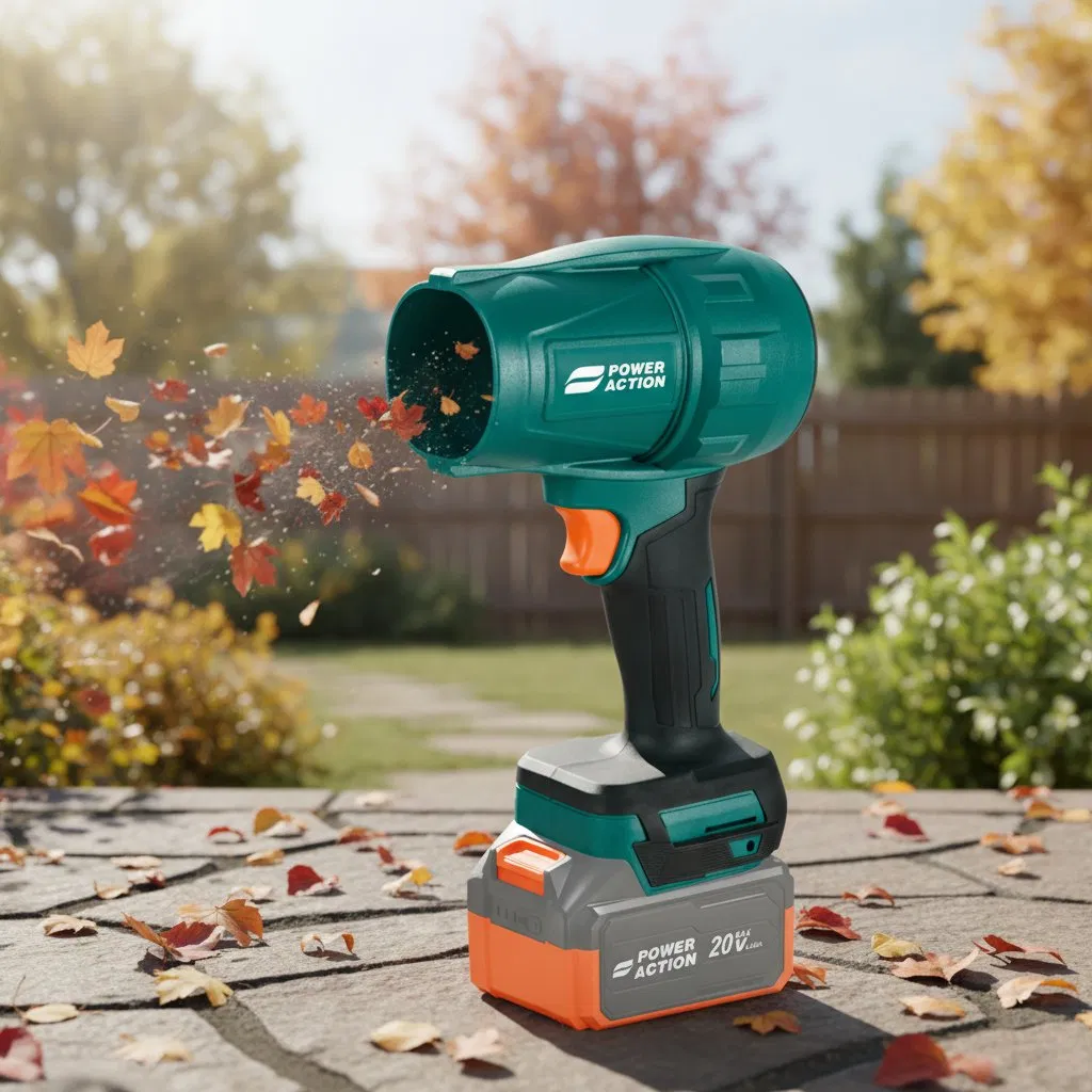 DC20V Cordless Battery-Powered Electric Brushless Leaf Blower 35m/S Airflow Snow & Car Wash Blower