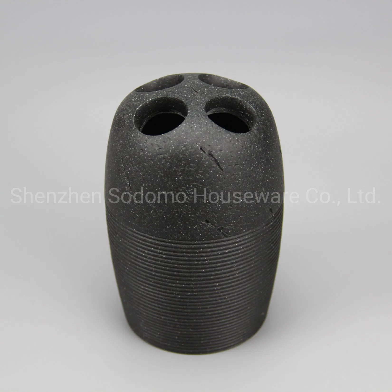 Home Decoration European Style Polyresin Bathroom Toothbrush Holder (BP5032-BS)