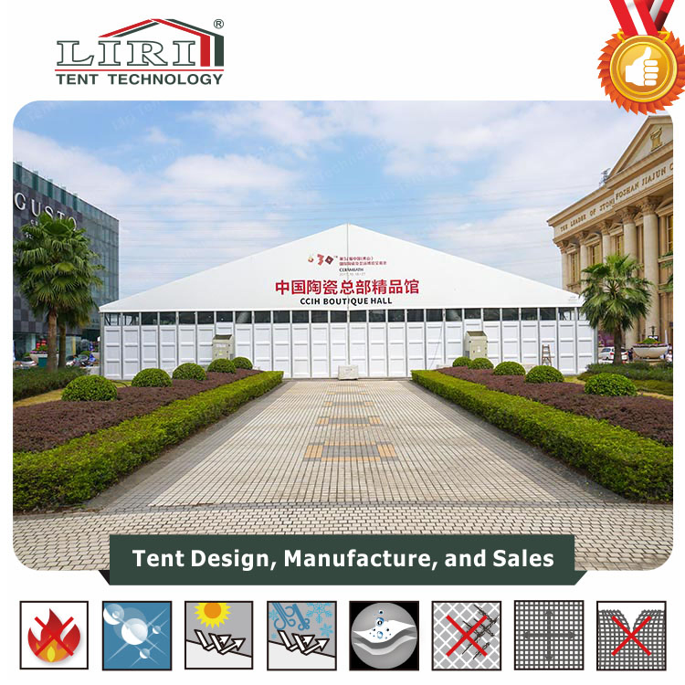 Large Aluminum Frame 40X60m Exhibition Tent Design for Sale