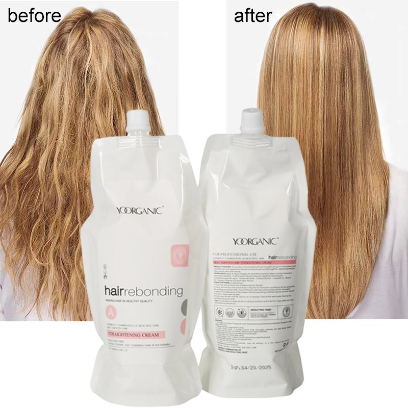 Hot and Cold Korea Quality Permanent Keratin Rebond Straightening/Wave Cream Perm Lotion for Professional Salon