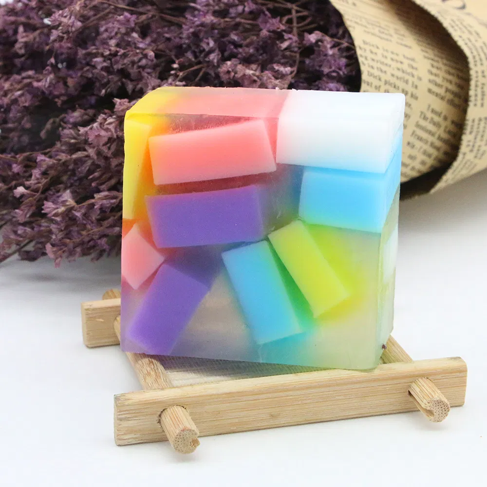 Acne Treatment Handmade Bath Soap Remove Dark Spot Whitening Antiseptic Basil Mint Plants Bar Soap