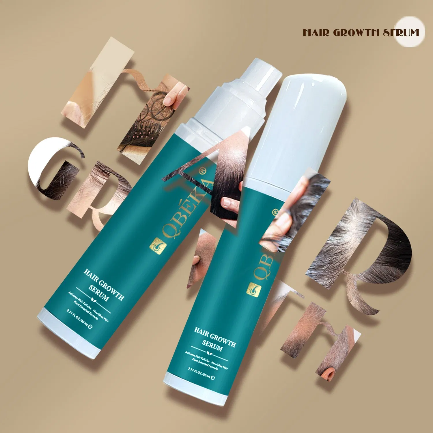 Qbeka Hair Growth Spray for Thicker & Longer Hair