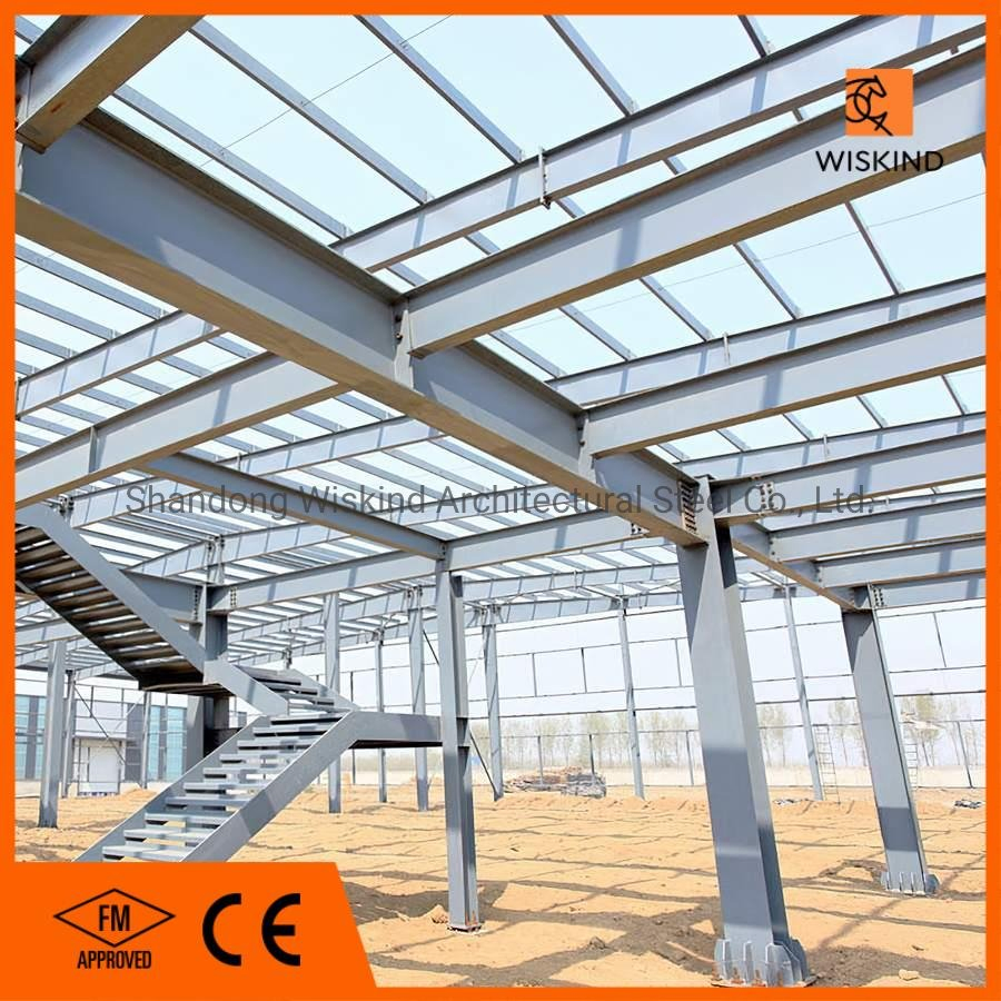 China Q345b Prefab Steel Structure Building with Beam for Warehouse /Commercial Workshop /Industrial Storage Shed /Metal Garage Plant