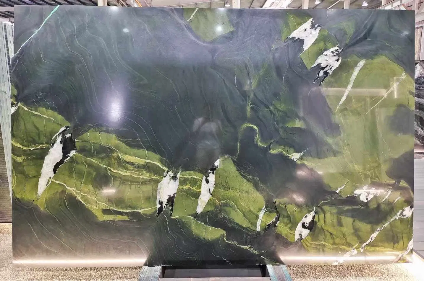2024 China Green Natural Marble Background Wall