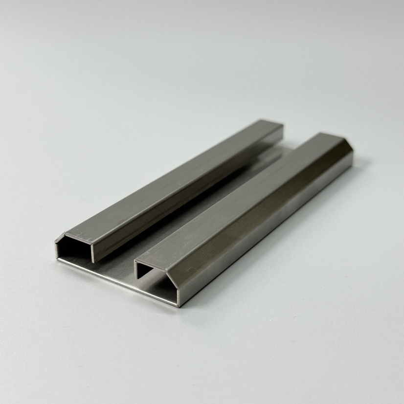 Customize Size 304 316 Gold Hairline Metal Stainless Steel Tile Edge Trim U Shape Profile for Decoration Building