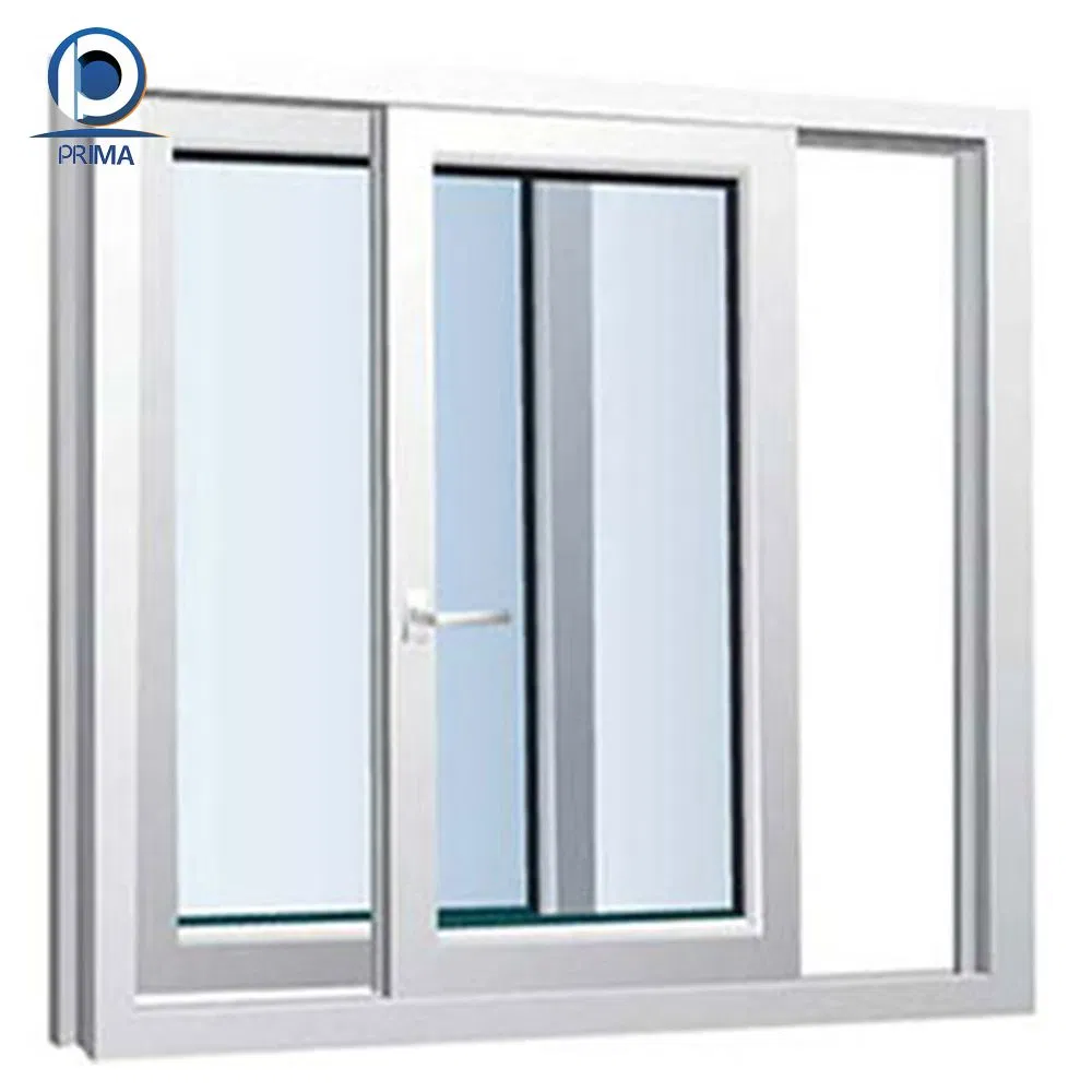 Prima Hurricane Impact Resistance Sliding Windows Laminated Glass UPVC Windows