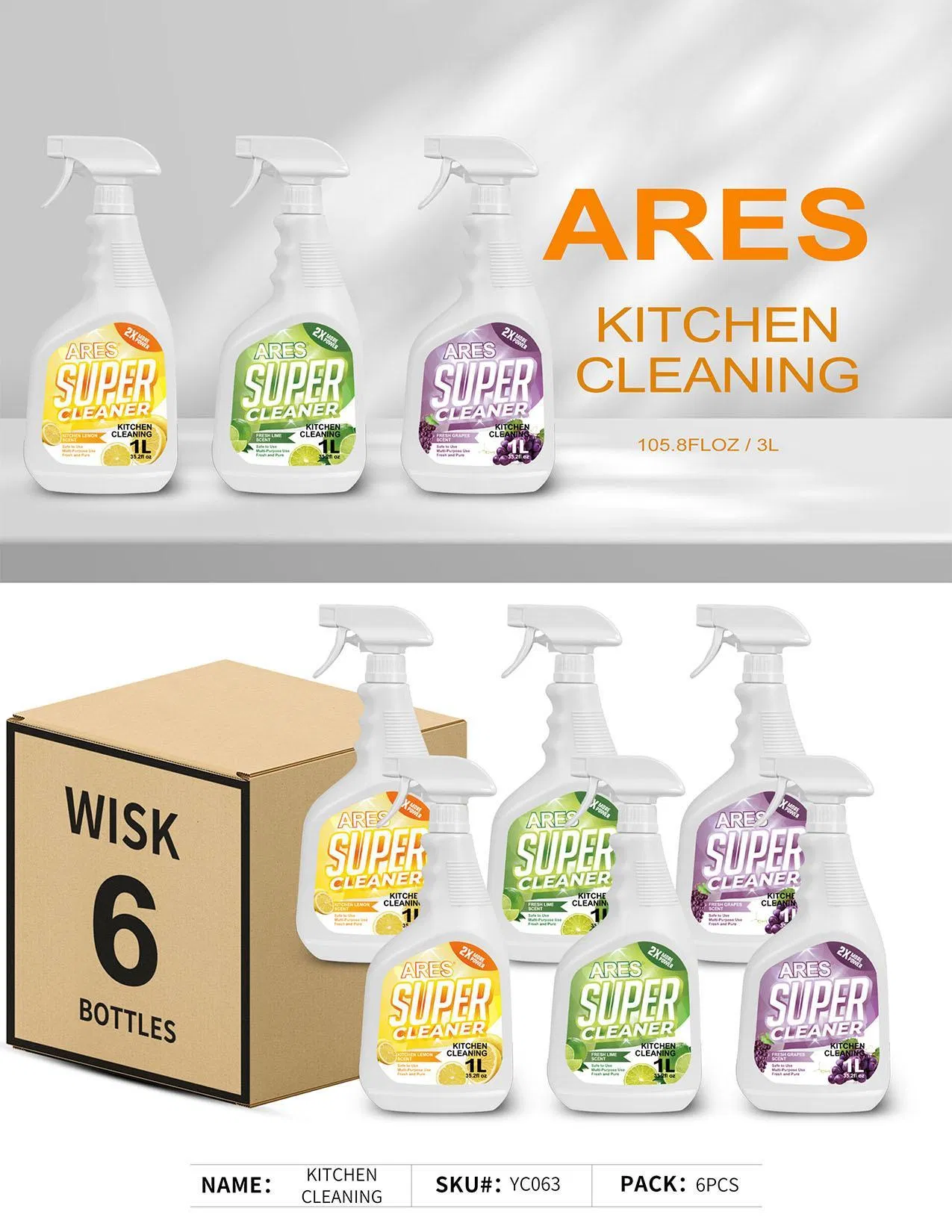 OEM or ODM Brand Good Quality Daily Use Fruit Flavor Dish Wash Liquid Detergent
