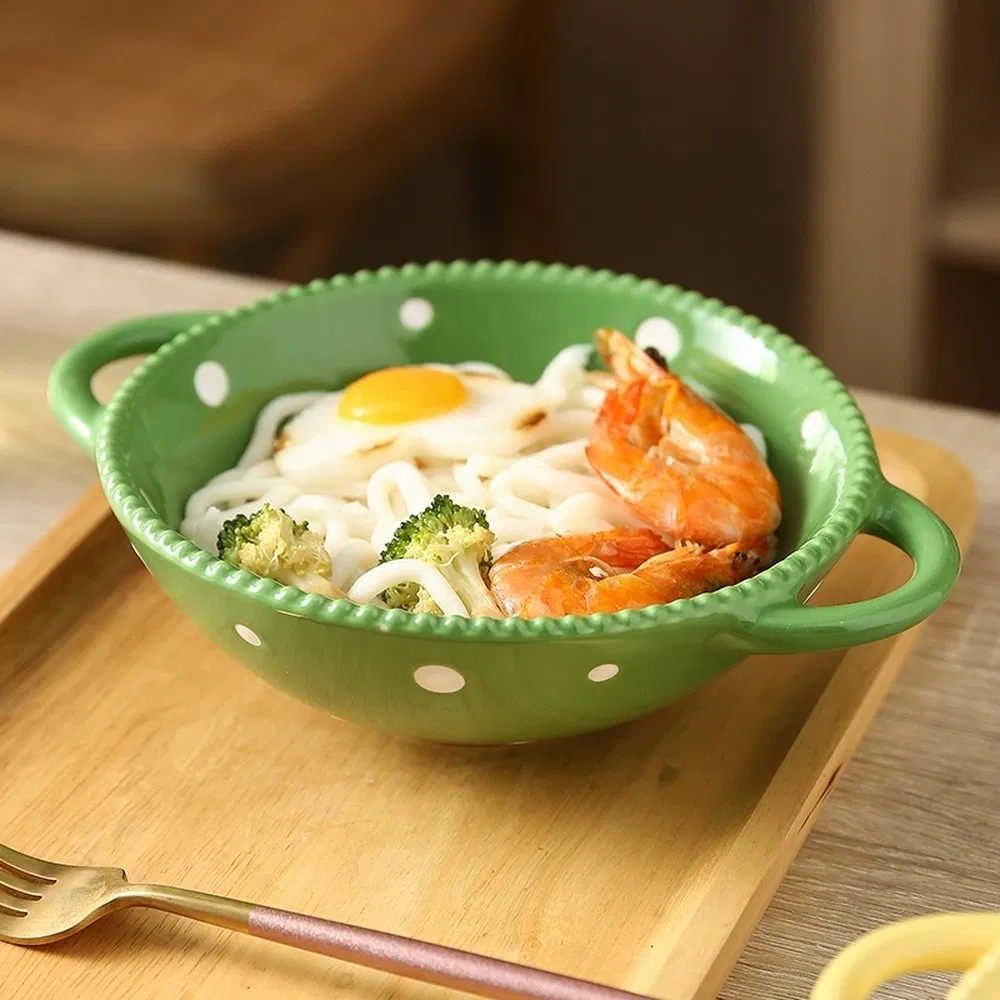 Easy Use Oil Resistant China Ceramic Bowl for Teahouses