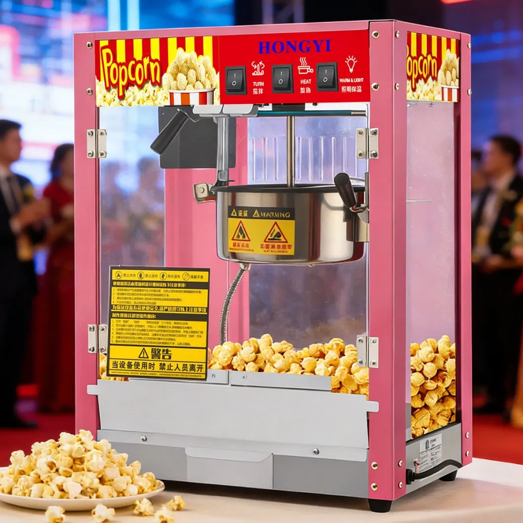 The Manufacturer's New Industrial Popcorn Making Machine Is Used in The Snack Food Industry.
