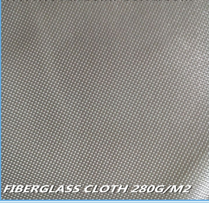 High Strength 280GSM Satin Struction Fiberglass Cloth