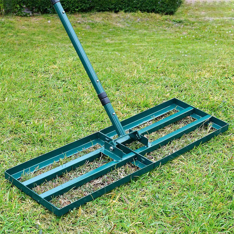 Custom Garden Landscape Rake Soil Leveling Tool Multi-Purpose Steel Lawn Leveller