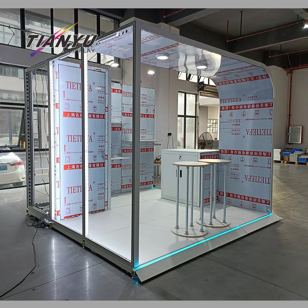 Custom Portable Trade Show Booth Standee for Roses International Expo Exhibition Equipment Sale Display Solutions