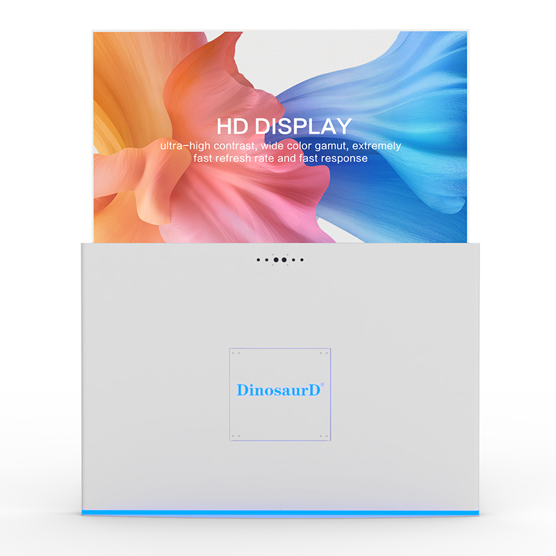 Indoor Floor Standing High Resolution Transparent OLED Digital Signage