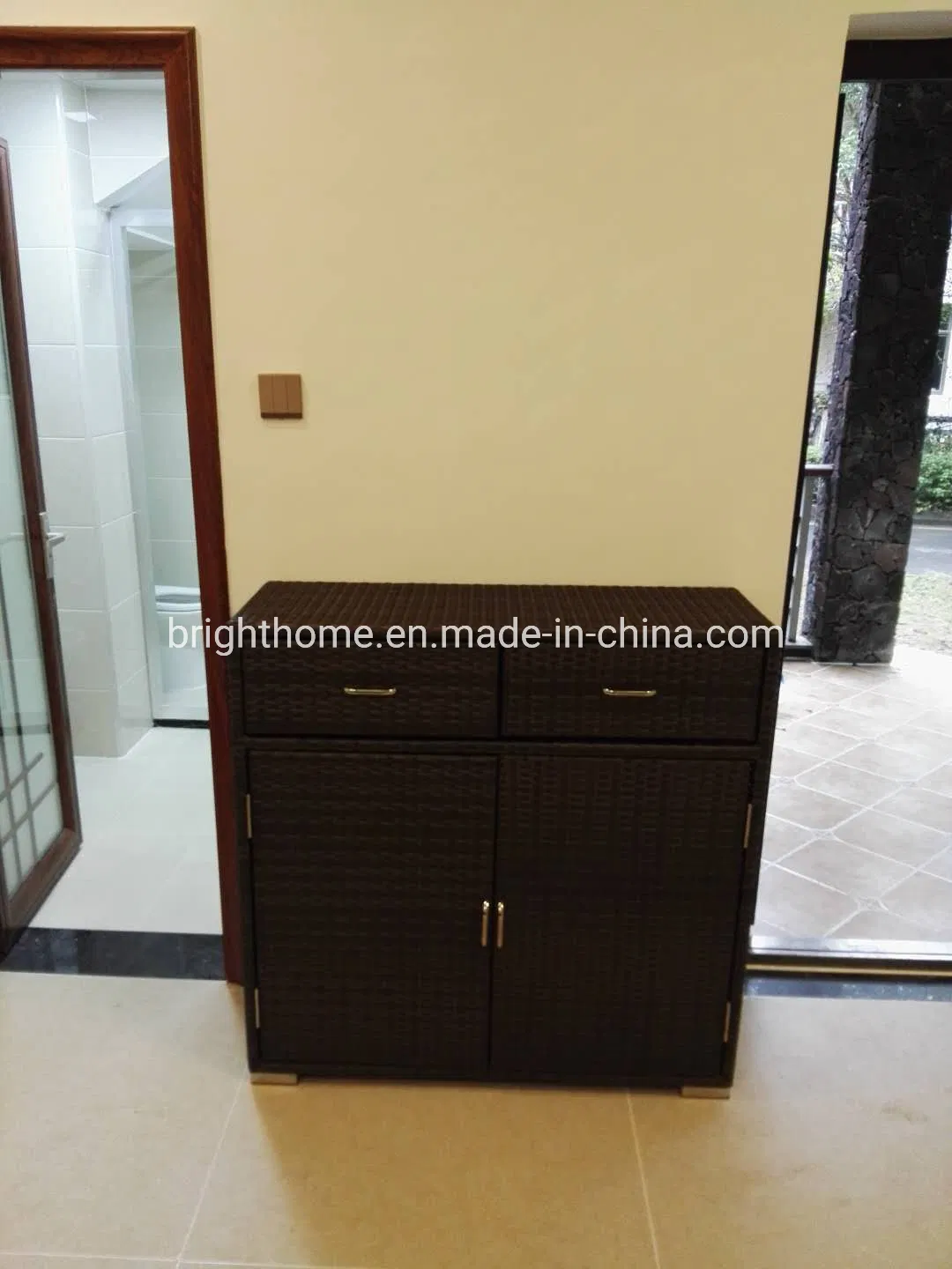 Плетёный бамбуковый шкаф для обуви BP-S51