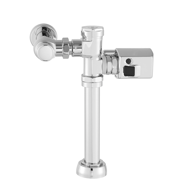 Chrome Plated Single Urinal Manual Flush Valve for Toilet