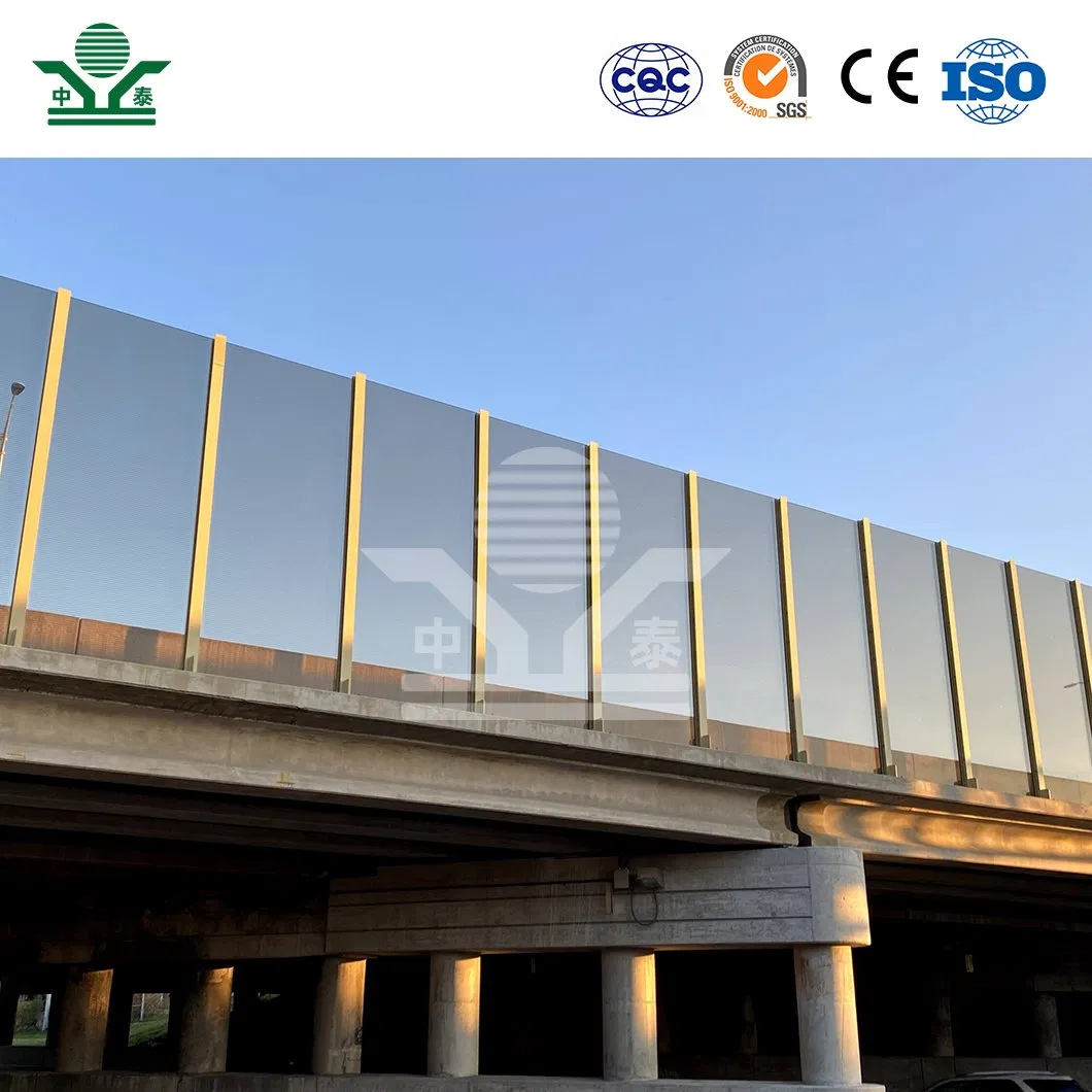 Zhongtai Sound Proof Wall Barrier China Factory Temporary Acoustic Fencing 2960*500*80 Bridge Sound Barrier