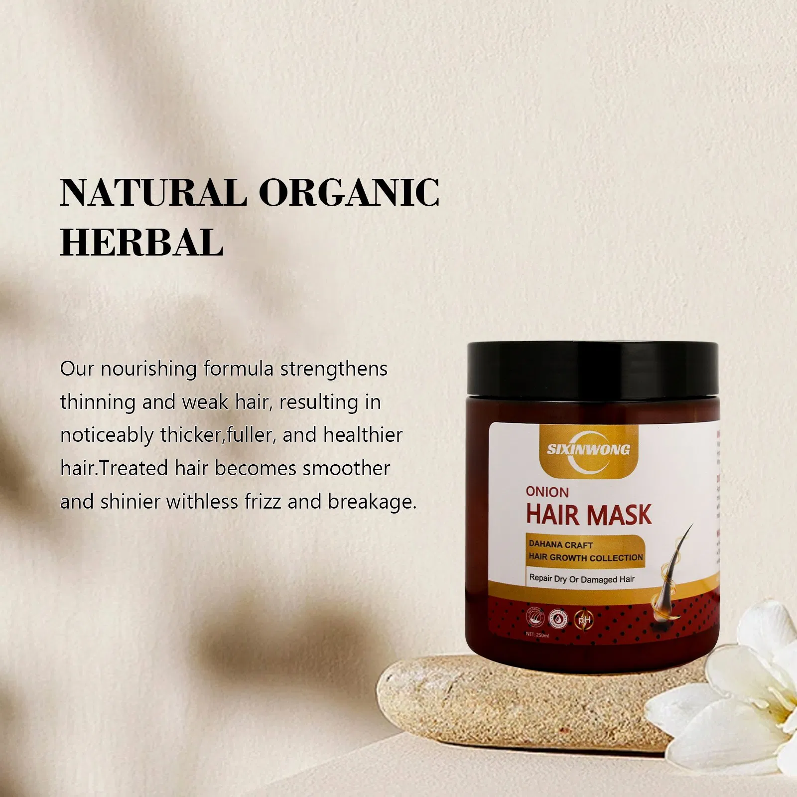 Beauty Cosmetics Skin Care Onion Hair Care Treatment Repair Professional Hair Mask