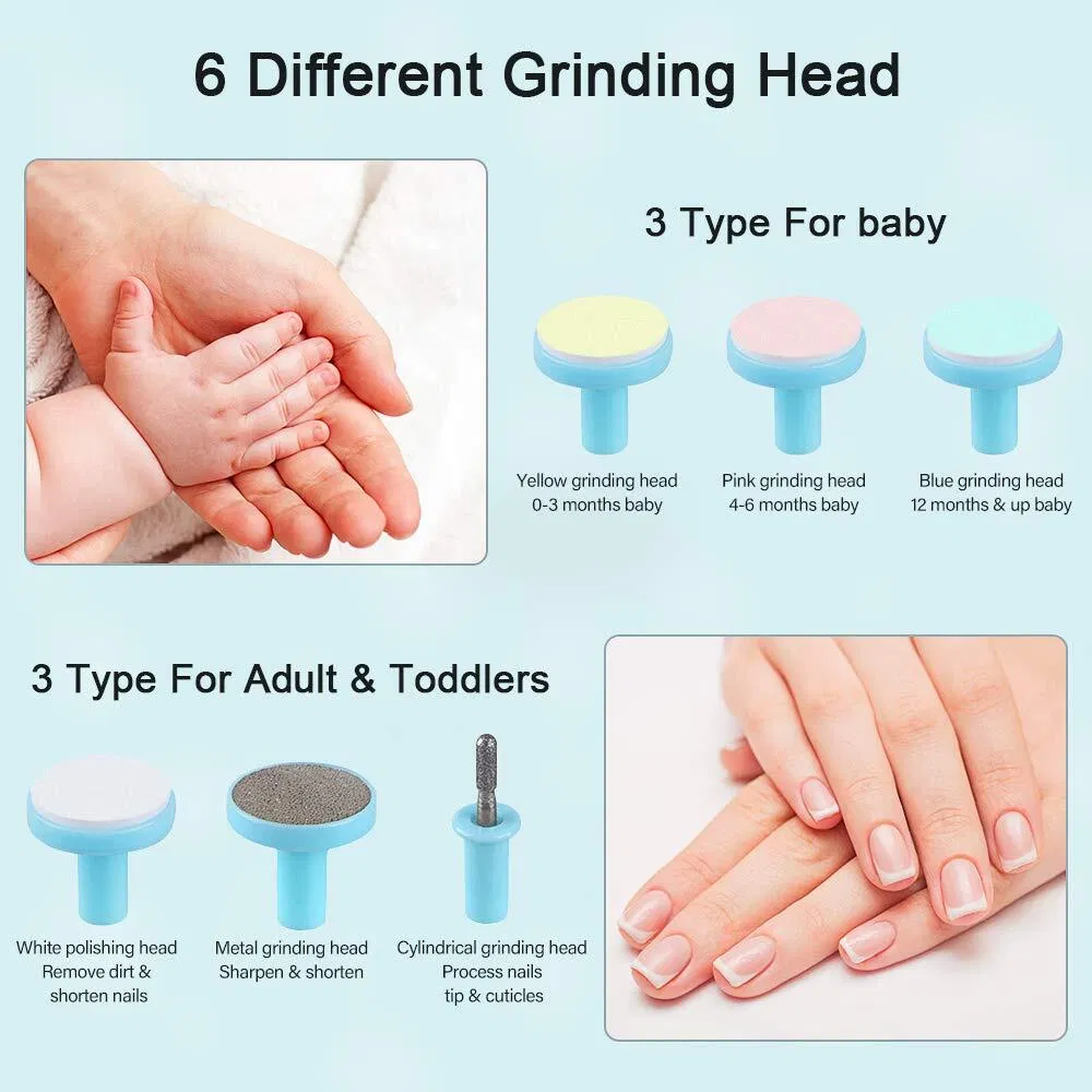 Baby Nail Trimmer Safe Electric Baby Nail Clipper Nail File