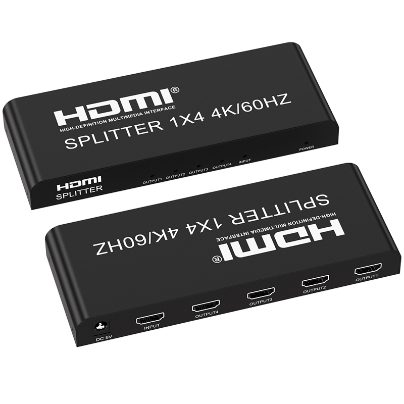 Разветвитель HDMI 2.0 4K с аудио 3.5 мм