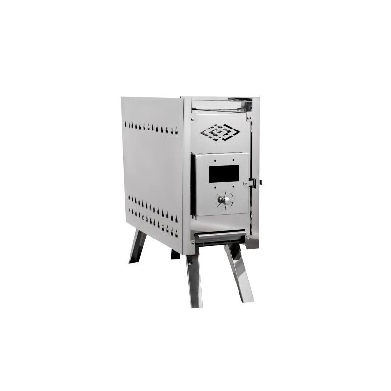 Modern Freestanding Outdoor and Indoor Camping Tent with Sauna & Wood-Burning Stove