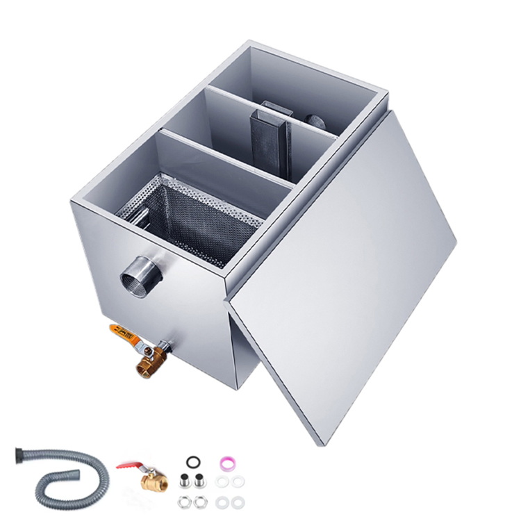 Stainless Steel Grease Trap Filter for Kitchen Hotel & Restaurant Durable Feature