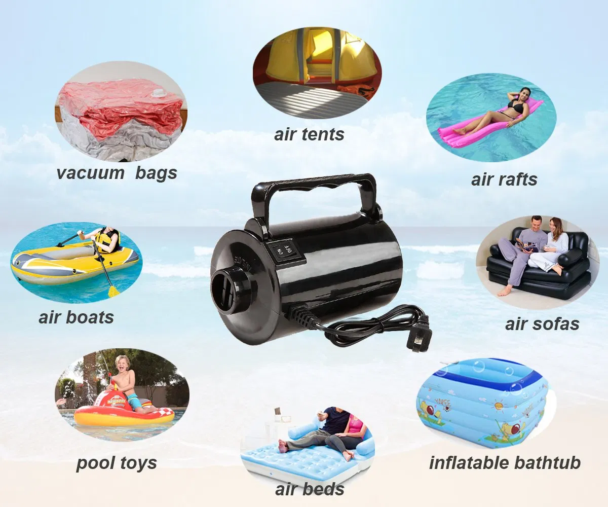 Berserk Inflatable Cushion Boat Swimming Ring Portable Inflator Deflator Pump
